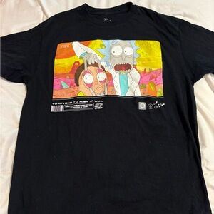 Rick and Morty t shirt dark